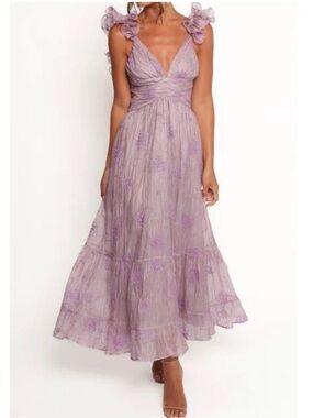 NWOT PETAL & PUP Harmony Lilac Maxi Dress Size M